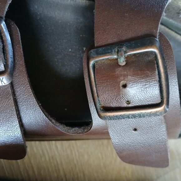 Vintage Rare 70's Euro Birkis Birkenstock Women’s Arizona Sandal Leather 5 - Picture 8 of 10